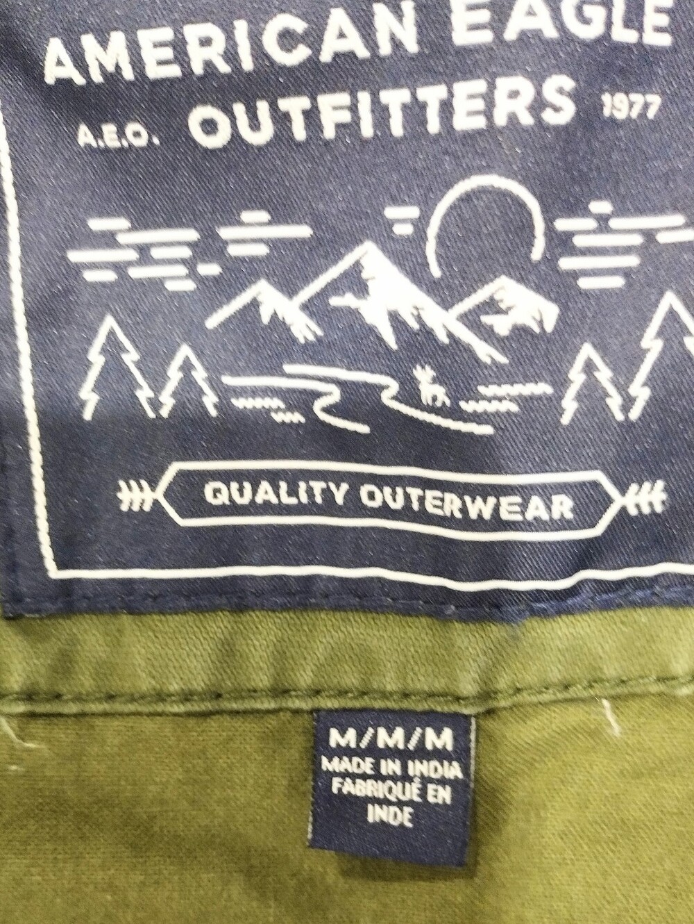 American Eagle Outfitters Olive Hooded Field Jacket - Picture 7 of 11